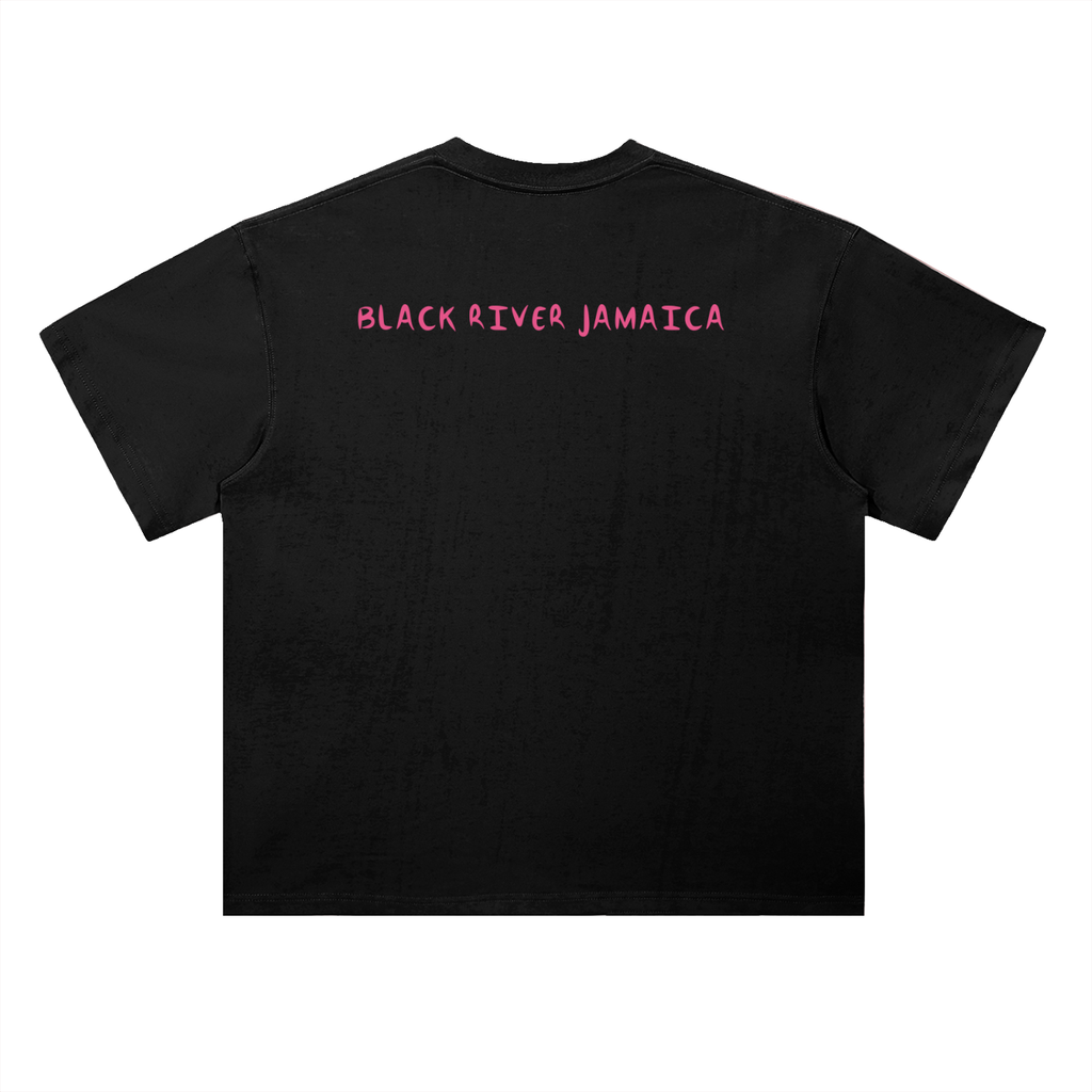 Heavyweight Drop Shoulder  Sister Lou's Cotton T-Shirt