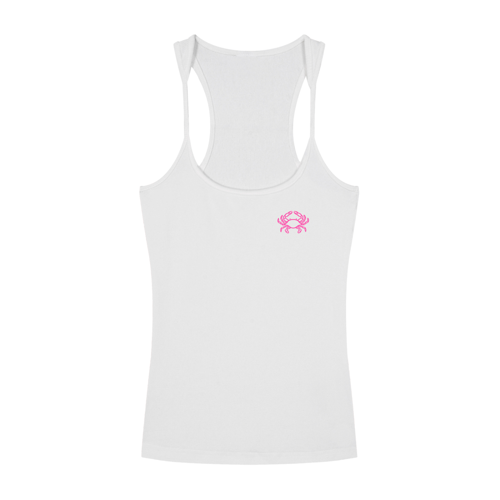 Slim Fit Ribbed Racerback Tank Top