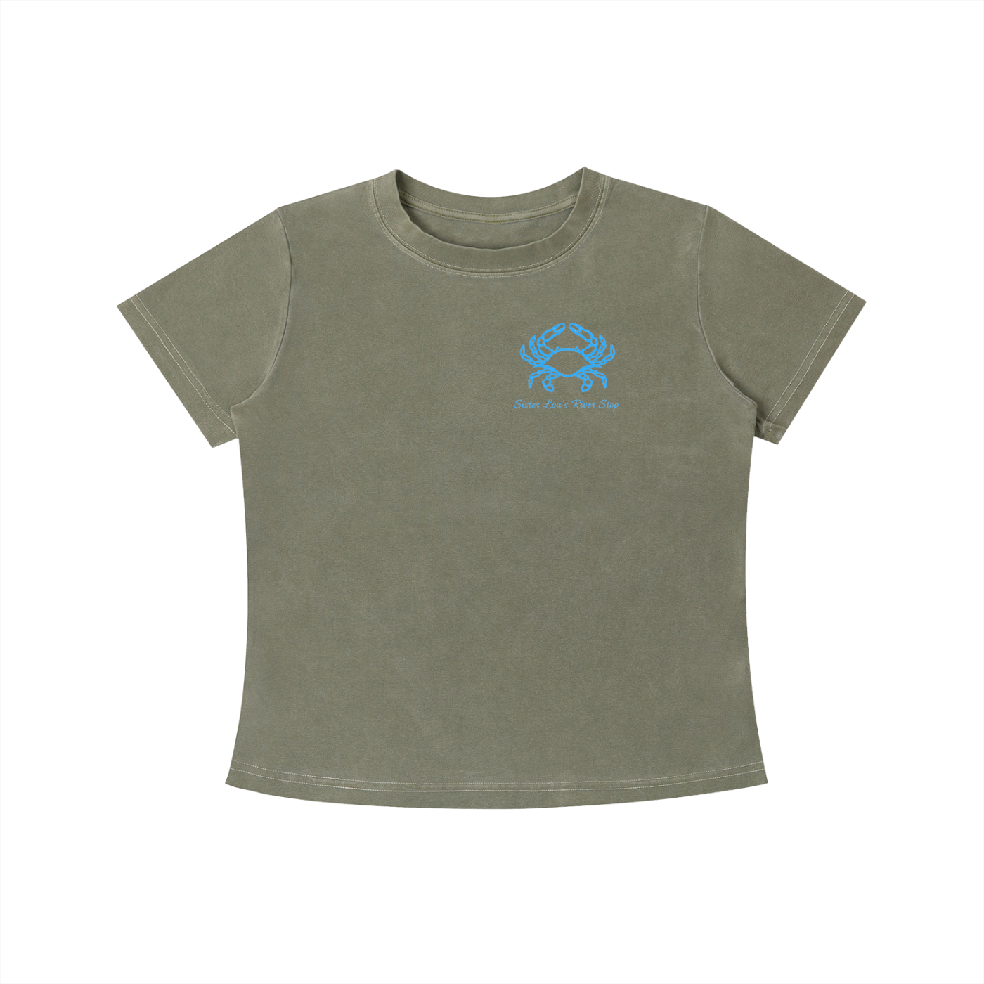 Vintage Wash Slim Fit T-shirt (Black River Collection)