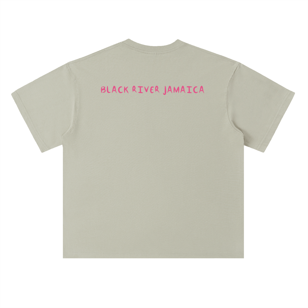 Heavyweight Drop Shoulder  Sister Lou's Cotton T-Shirt