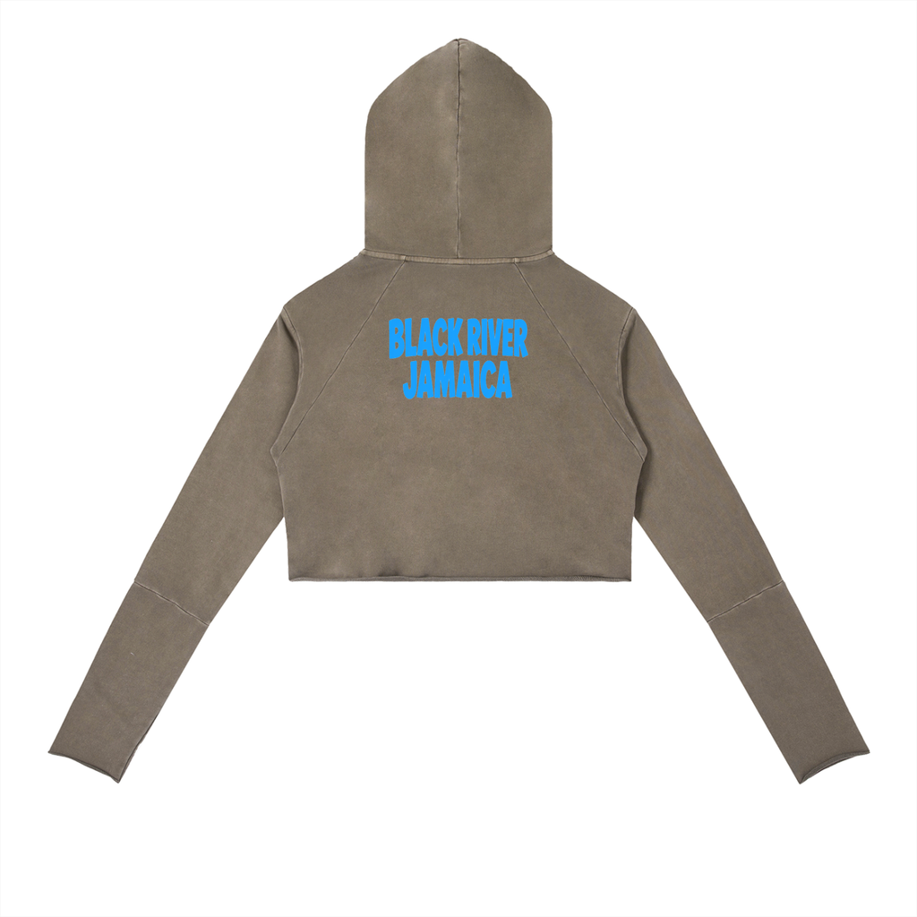 Vintage Washed Raw Edge Hoodie