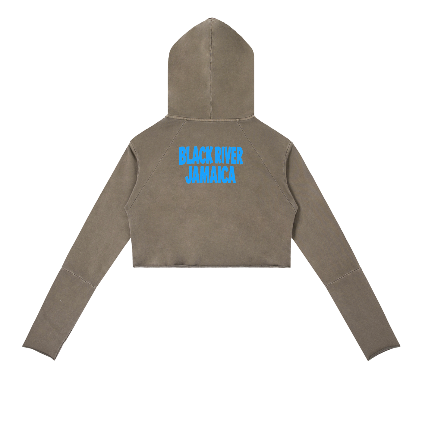 Vintage Washed Raw Edge Hoodie