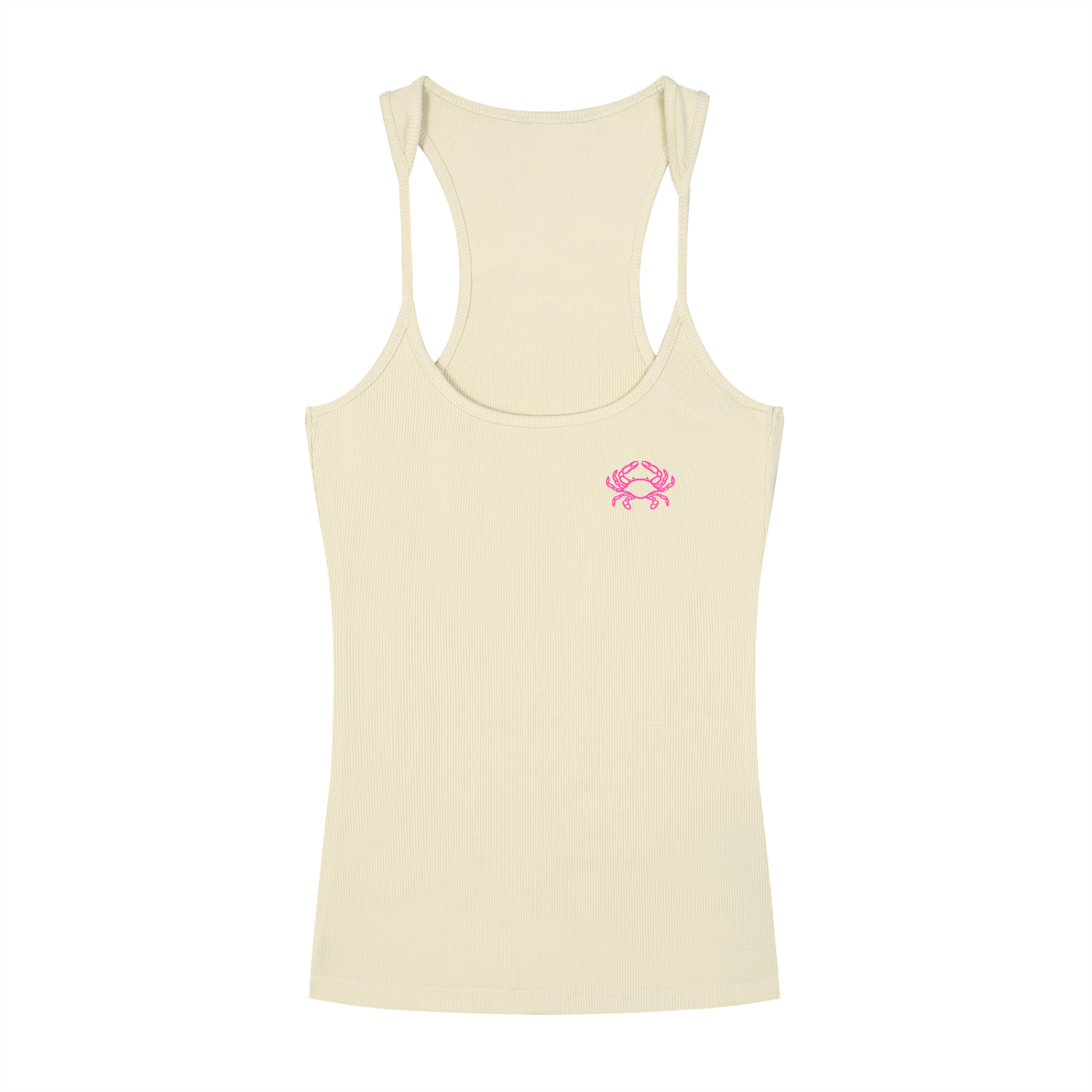 Slim Fit Ribbed Racerback Tank Top