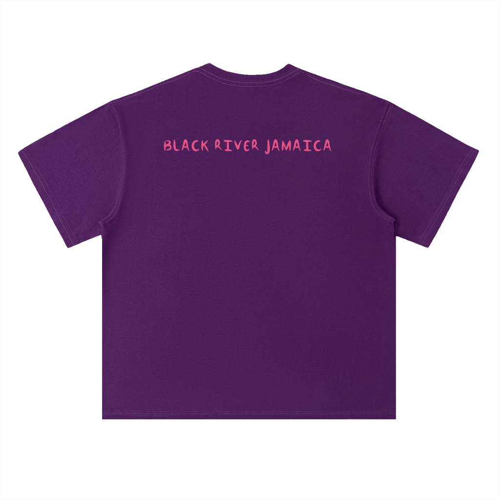 Heavyweight Drop Shoulder  Sister Lou's Cotton T-Shirt