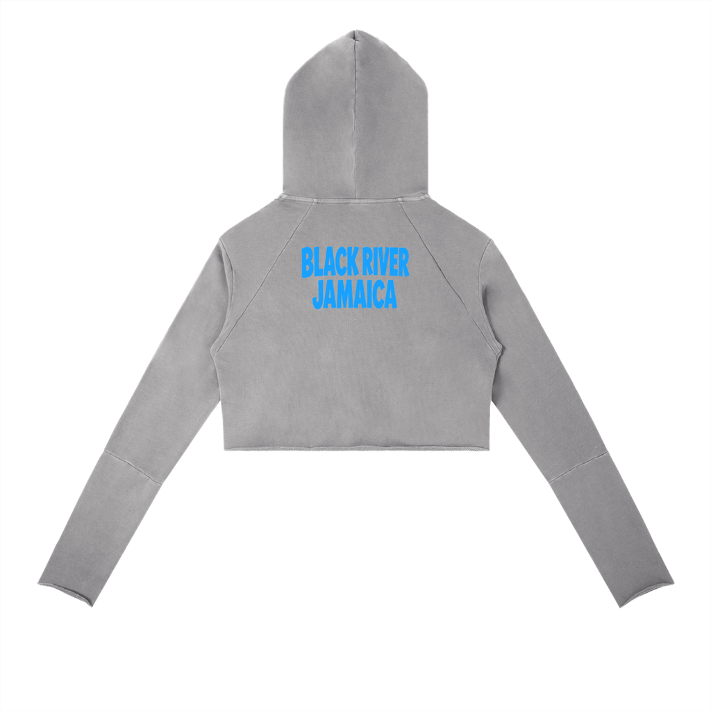 Vintage Washed Raw Edge Hoodie
