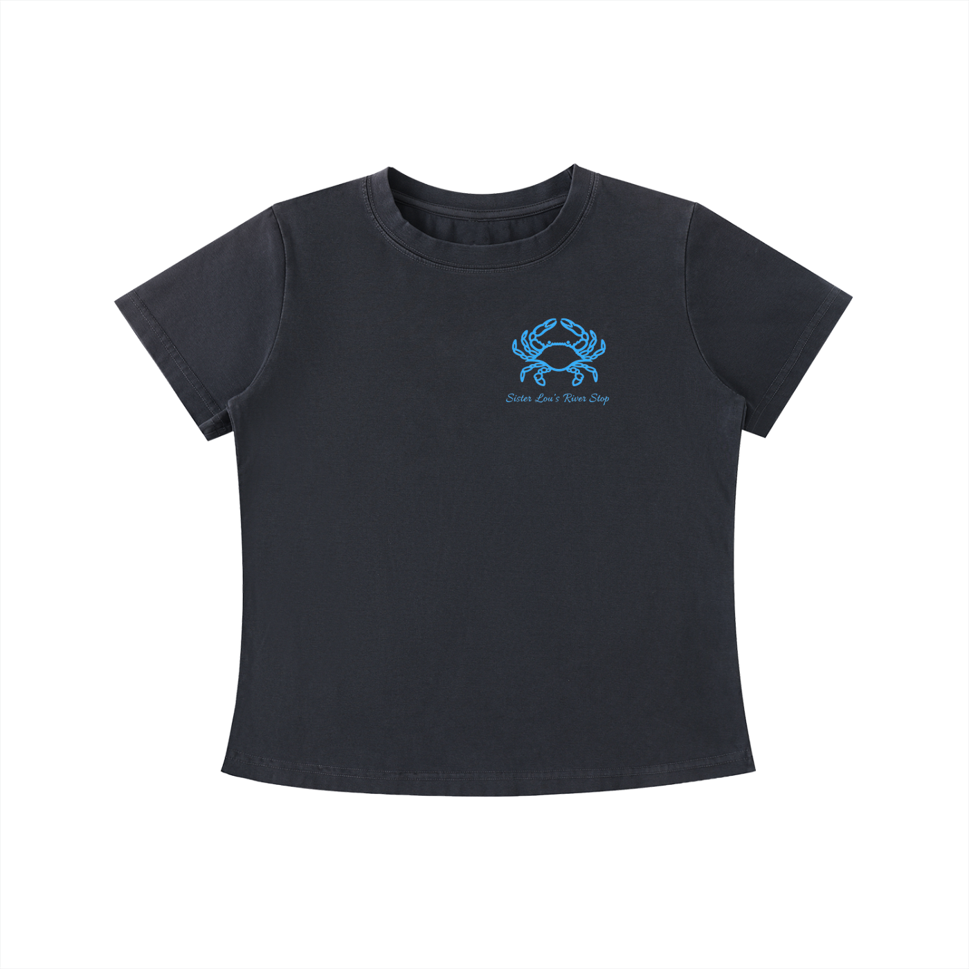 Vintage Wash Slim Fit T-shirt (Black River Collection)