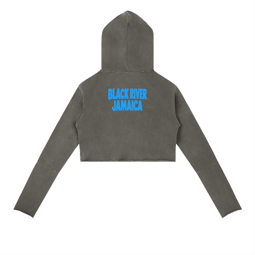 Vintage Washed Raw Edge Hoodie