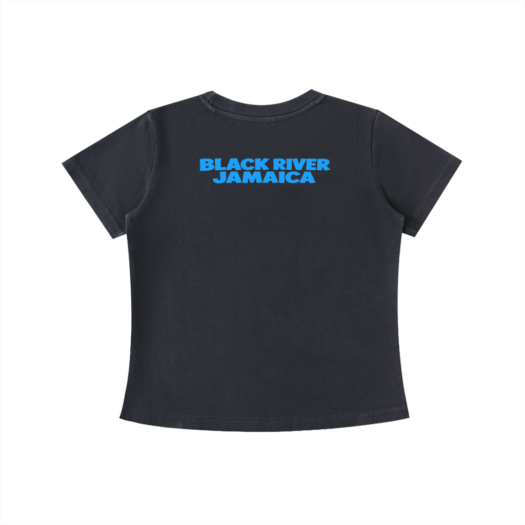Vintage Wash Slim Fit T-shirt (Black River Collection)